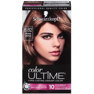 Schwarzkopf Color Ultime Permanent Hair Color Cream, 6.82 Bronze Schwarzkopf Color Ultime Permanent Hair Color Cream, 6.82 Bronze