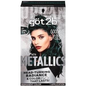 Schwarzkopf got2b Metallics Cosmic Teal - Hair Color Schwarzkopf got2b Metallics Cosmic Teal - Hair Color