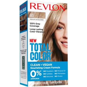 Revlon Total Color Permanent Hair Color, Clean and Vegan, 100% Gray Coverage Hai Revlon Total Color Permanent Hair Color, Clean and Vegan, 100% Gray Coverage Hai