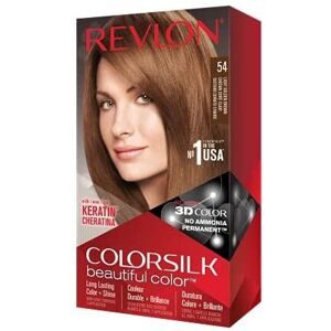 Revlon colorsilk Beautiful Color, 54 Light Golden Brown, 1 Count (Pack of 1) Revlon colorsilk Beautiful Color, 54 Light Golden Brown, 1 Count (Pack of 1)