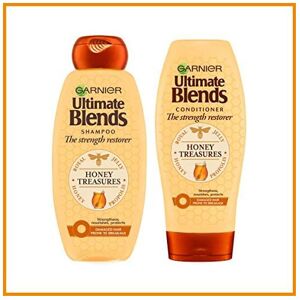 Garnier Ultimate Blends Honey Treasures Shampoo & Conditioner Set Strengthenin Garnier Ultimate Blends Honey Treasures Shampoo & Conditioner Set Strengthenin