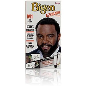 Bigen EZ Colour for Men, Permanent Colour for Hair and Beard, M1 - Jet Black Bigen EZ Colour for Men, Permanent Colour for Hair and Beard, M1 - Jet Black