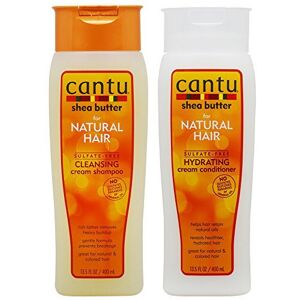 Cantu Shea Butter Cleansing Shampoo + Hydrating Conditioner 13.5oz"Duo" Cantu Shea Butter Cleansing Shampoo + Hydrating Conditioner 13.5oz"Duo"