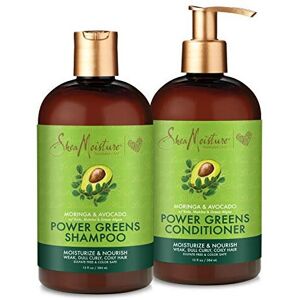Shea Moisture SheaMoisture Power greens curly Hair Shampoo and conditioner Dry Hair Moringa Av Shea Moisture SheaMoisture Power greens curly Hair Shampoo and conditioner Dry Hair Moringa Av