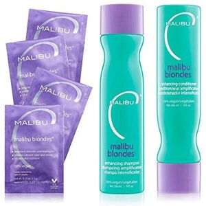 Malibu c Blondes Wellness Kit Shampoo and Conditioner - Plus Weekly Brightener b Malibu c Blondes Wellness Kit Shampoo and Conditioner - Plus Weekly Brightener b