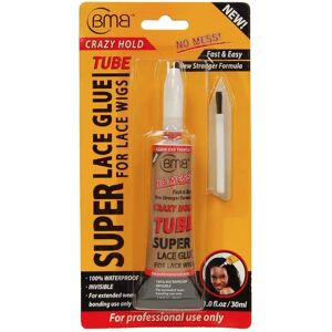 BMB Super Lace Glue for Lace Front Wigs Crazy Hold Tube,1fl oz / 30 ml BMB Super Lace Glue for Lace Front Wigs Crazy Hold Tube,1fl oz / 30 ml