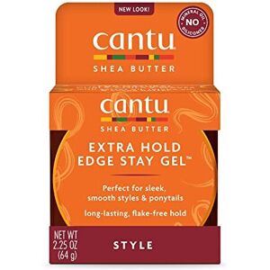 Cantu Shea Butter For Natural Hair Extra Hold Edge Stay Gel, 65ml (packaging may vary) Cantu Shea Butter For Natural Hair Extra Hold Edge Stay Gel, 65ml (packaging may vary)