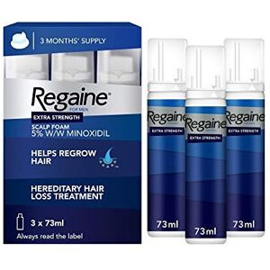 REGAINE for Men Extra Strength Scalp Foam 5 Percent w/w Cutaneous Foam Minoxidil REGAINE for Men Extra Strength Scalp Foam 5 Percent w/w Cutaneous Foam Minoxidil