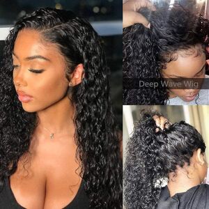 Unbranded Hair Wigs 150 Density Lace Front Wig Deep Wave Wig Glueless Lace Wigs Unbranded Hair Wigs 150 Density Lace Front Wig Deep Wave Wig Glueless Lace Wigs