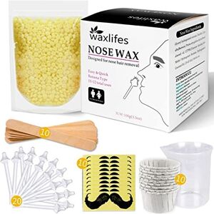 Unbranded Nose Wax Kit for Men and Women - 100g Natural Nose Hair Wax, 20 Safe-Tip Applica Unbranded Nose Wax Kit for Men and Women - 100g Natural Nose Hair Wax, 20 Safe-Tip Applica