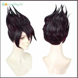 Unbranded Danganronpa Momota Kaito Cosplay Wig Dark Purple Short Hair Synthetic Heat Resis Unbranded Danganronpa Momota Kaito Cosplay Wig Dark Purple Short Hair Synthetic Heat Resis