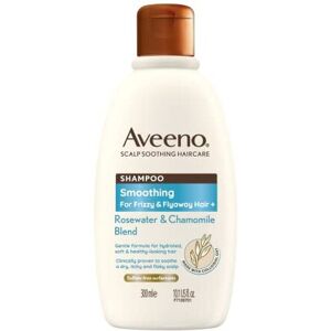 Aveeno Smoothing Rosewater & Chamomile Shampoo for Frizzy Hair, Scalp Soothing, Aveeno Smoothing Rosewater & Chamomile Shampoo for Frizzy Hair, Scalp Soothing,