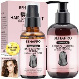 BEHAPRO Rosemary Oil for Hair Growth,w/Hair Growth Serum,Hair Growth Shampoo,Diluted Ros BEHAPRO Rosemary Oil for Hair Growth,w/Hair Growth Serum,Hair Growth Shampoo,Diluted Ros