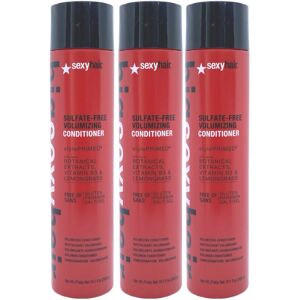 Sexy Hair Sulfate Free Volumizing Conditioner 10.1 Oz (Pack of 3) Sexy Hair Sulfate Free Volumizing Conditioner 10.1 Oz (Pack of 3)