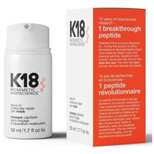 50ml K18 Leave-In Molecular Repair Hair Mask Hair Treatment 50ml K18 Leave-In Molecular Repair Hair Mask Hair Treatment