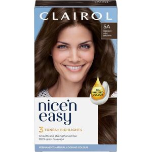 Clairol Nice'n Easy Crème, Natural Looking Oil Infused Permanent Hair Dye, 5A Me Clairol Nice'n Easy Crème, Natural Looking Oil Infused Permanent Hair Dye, 5A Me