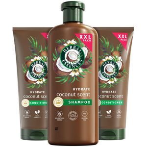 Herbal Essences Coconut Shampoo and Conditioner Set For Dry, Curly or Wavy Hair. Helps to Hydrat Herbal Essences Coconut Shampoo and Conditioner Set For Dry, Curly or Wavy Hair. Helps to Hydrat
