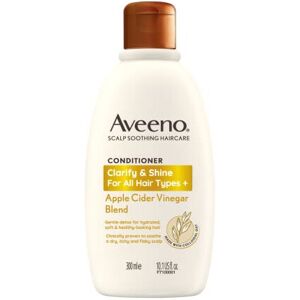 Aveeno Clarify and Shine Apple Cider Vinegar Scalp Soothing Conditioner for all Hair Ty Aveeno Clarify and Shine Apple Cider Vinegar Scalp Soothing Conditioner for all Hair Ty