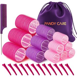 Hair Rollers Set 32 PCS, PandyCare For Long & Short - No Heat, Hair-friendly, Na Hair Rollers Set 32 PCS, PandyCare For Long & Short - No Heat, Hair-friendly, Na
