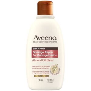Aveeno Damage Repair Almond Oil Scalp Soothing Shampoo for Damaged Hair 300ml Aveeno Damage Repair Almond Oil Scalp Soothing Shampoo for Damaged Hair 300ml