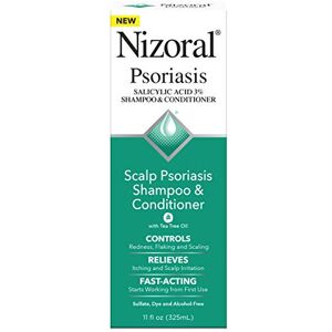 Nizoral Scalp Psoriasis Shampoo & Conditioner, 11 Ounce Nizoral Scalp Psoriasis Shampoo & Conditioner, 11 Ounce