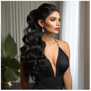 BERRYLION Ponytail Hair Extension Body Wave Ponytail Extension Synthetic Pony Tails Extens BERRYLION Ponytail Hair Extension Body Wave Ponytail Extension Synthetic Pony Tails Extens