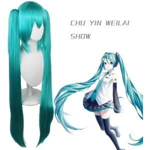 Unbranded Hatsune Miku Wig Cosplay Party Wigs With 2 Ponytail Long Straight Wigs Halloween Unbranded Hatsune Miku Wig Cosplay Party Wigs With 2 Ponytail Long Straight Wigs Halloween