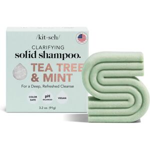 Unbranded Kitsch Tea Tree & Mint Clarifying Shampoo Vegan & Natural Shampoo Bar Decreases Unbranded Kitsch Tea Tree & Mint Clarifying Shampoo Vegan & Natural Shampoo Bar Decreases