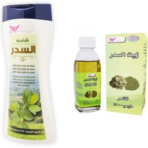 Unbranded 2 Pk Kuwait Shop Sidr oil nourishes hair roots and follicles 125 ML+Sidr shampo Unbranded 2 Pk Kuwait Shop Sidr oil nourishes hair roots and follicles 125 ML+Sidr shampo