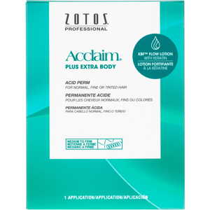 Zotos Professional (2 Packs) Zotos Acclaim Plus Extra Body Acid Perm for Normal, Fine or Tinted Hai Zotos Professional (2 Packs) Zotos Acclaim Plus Extra Body Acid Perm for Normal, Fine or Tinted Hai