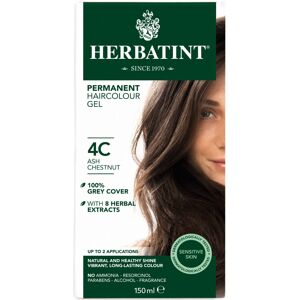 (Ash Chestnut - 4C) HERBATINT PERMANENT HAIR COLOUR GEL 150ML (Ash Chestnut - 4C) HERBATINT PERMANENT HAIR COLOUR GEL 150ML
