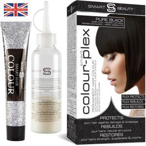 smart beauty Pure Black Hair Dye Permanent with Anti-Breakage Plex Hair Care, Vegan Hair Dye smart beauty Pure Black Hair Dye Permanent with Anti-Breakage Plex Hair Care, Vegan Hair Dye