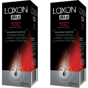 2 x Loxon Max 5% Hair Loss Treatment Solution Spray Serum 60ml 2 x Loxon Max 5% Hair Loss Treatment Solution Spray Serum 60ml