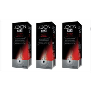 3 x Loxon Max 5% Hair Loss Treatment Solution Spray Serum 60ml 3 x Loxon Max 5% Hair Loss Treatment Solution Spray Serum 60ml