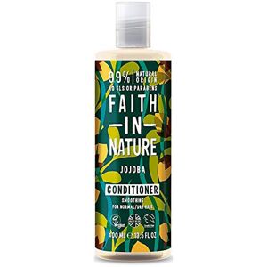 Faith In Nature Natural Jojoba Conditioner, Smoothing for Dry Hair & Scalp, Vega Faith In Nature Natural Jojoba Conditioner, Smoothing for Dry Hair & Scalp, Vega