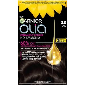 Garnier Olia Permanent Hair Dye, Up to 100% Grey Hair Coverage, No Ammonia, 60% Garnier Olia Permanent Hair Dye, Up to 100% Grey Hair Coverage, No Ammonia, 60%