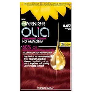 Garnier Olia Permanent Hair Dye, Up to 100% Grey Hair Coverage, No Ammonia, 60% Garnier Olia Permanent Hair Dye, Up to 100% Grey Hair Coverage, No Ammonia, 60%