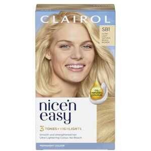 Clairol Nice'n Easy CrÃme, Natural Looking Oil Infused Permanent Hair Dye, SB1 U Clairol Nice'n Easy CrÃme, Natural Looking Oil Infused Permanent Hair Dye, SB1 U