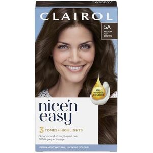 Clairol Nice'n Easy CrÃme, Natural Looking Oil Infused Permanent Hair Dye, 5A Me Clairol Nice'n Easy CrÃme, Natural Looking Oil Infused Permanent Hair Dye, 5A Me