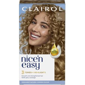 Clairol Nice'n Easy CrÃme, Natural Looking Oil Infused Permanent Hair Dye, 7 Dar Clairol Nice'n Easy CrÃme, Natural Looking Oil Infused Permanent Hair Dye, 7 Dar