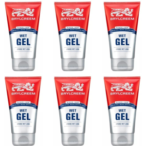 6 x 150ml Brylcreem Styling Gel Wet Look Original Brylcream 6 x 150ml Brylcreem Styling Gel Wet Look Original Brylcream