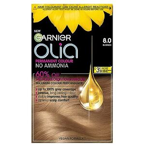 Garnier Olia 8.0 Blonde Permanent Hair Dye Grey Garnier Olia 8.0 Blonde Permanent Hair Dye Grey