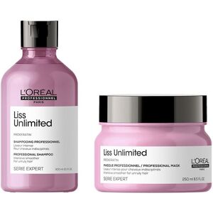 L’Oréal Paris L'Oreal Serie Expert Liss Unlimited - Shampoo 300ml - Mask 250ml L’Oréal Paris L'Oreal Serie Expert Liss Unlimited - Shampoo 300ml - Mask 250ml