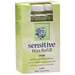 Clean+Easy Sensitive Wax Refill With Azulene & Chamomile Large (3) Clean+Easy Sensitive Wax Refill With Azulene & Chamomile Large (3)