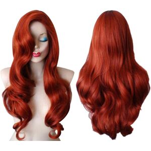 Unbranded Jessica Rabbit Wig Adult Carnival Cosplay Synthetic Long Wavy Wigs Hairpiece Unbranded Jessica Rabbit Wig Adult Carnival Cosplay Synthetic Long Wavy Wigs Hairpiece