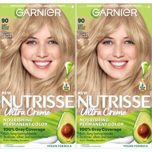 Garnier Hair Color Nutrisse Nourishing Creme 90 Light Natural Blonde (Macadamia Garnier Hair Color Nutrisse Nourishing Creme 90 Light Natural Blonde (Macadamia