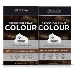 John Frieda Brown Permanent Precision Hair color Foam Hair Kit Brown Hair Dye John Frieda Brown Permanent Precision Hair color Foam Hair Kit Brown Hair Dye