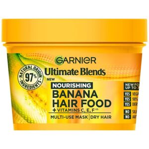 Garnier Ultimate Blends Hair Food Banana 3-in-1 Dry Hair Mask Treatmen Garnier Ultimate Blends Hair Food Banana 3-in-1 Dry Hair Mask Treatmen