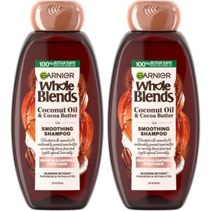 Garnier Whole Blends Coconut Oil Cocoa Butter Smoothing Shampoo for Frizzy Hair Garnier Whole Blends Coconut Oil Cocoa Butter Smoothing Shampoo for Frizzy Hair