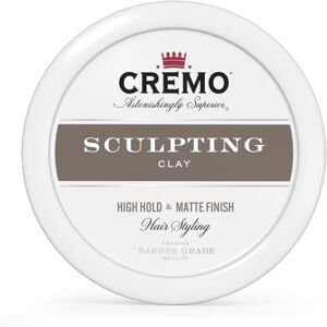 Cremo Premium Barber-Grade Sculpting Clay - High Hold, Matte Finish, 4 oz (Code Cremo Premium Barber-Grade Sculpting Clay - High Hold, Matte Finish, 4 oz (Code